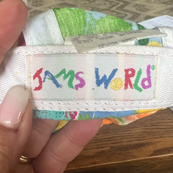 Vintage 80’s 90’s Jam’s World Multi Print 🧢 Cap Hat 🌈 - Picture 4 of 10